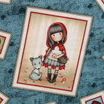 Tela Patchwork Gorjuss My Story Aguamarina - Ribes y Casals