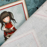 Tela Patchwork Gorjuss My Story Aguamarina - Ribes y Casals