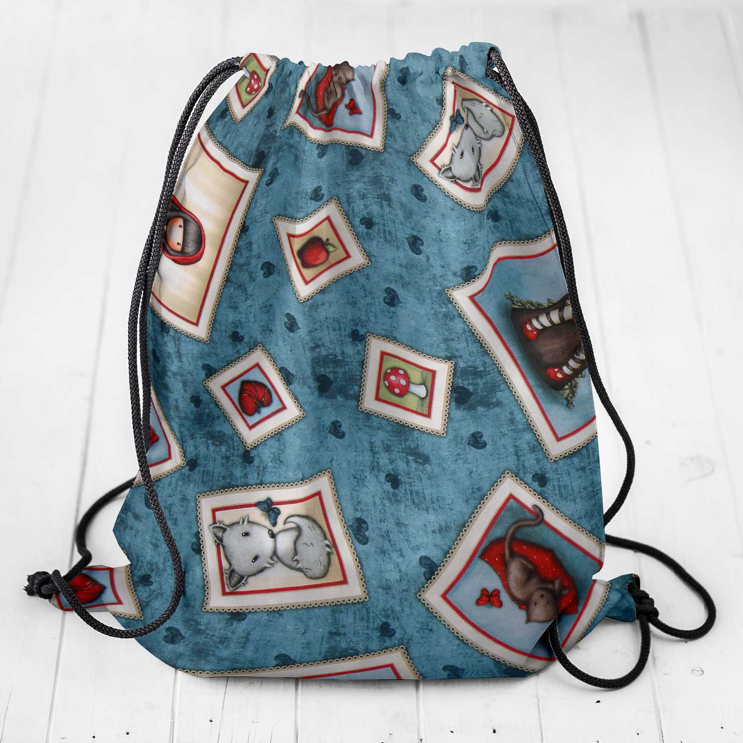 Tela Patchwork Gorjuss My Story Aguamarina - Ribes y Casals