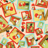 Tela Patchwork Gorjuss Reading Together Beige - Ribes y Casals