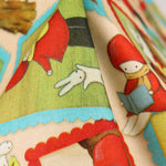 Tela Patchwork Gorjuss Reading Together Beige - Ribes y Casals