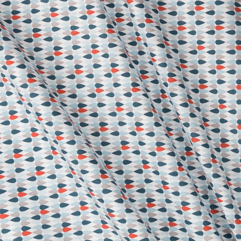 Tela Patchwork Gotas Teja Azul - Ribes y Casals