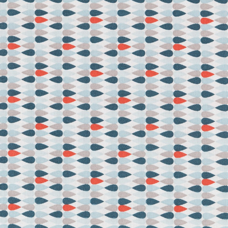 Tela Patchwork Gotas Teja Azul - Ribes y Casals