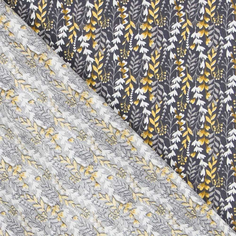 Tela Patchwork Jungle Gris - Ribes y Casals