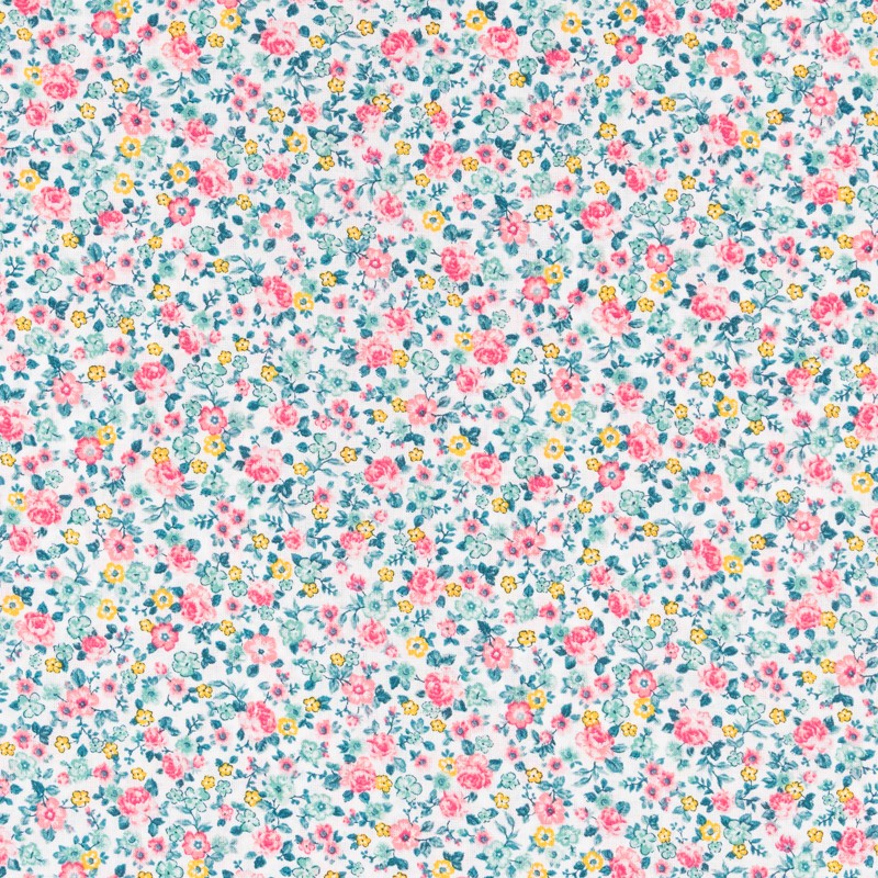 Tela Patchwork Liberty Rosa - Ribes y Casals