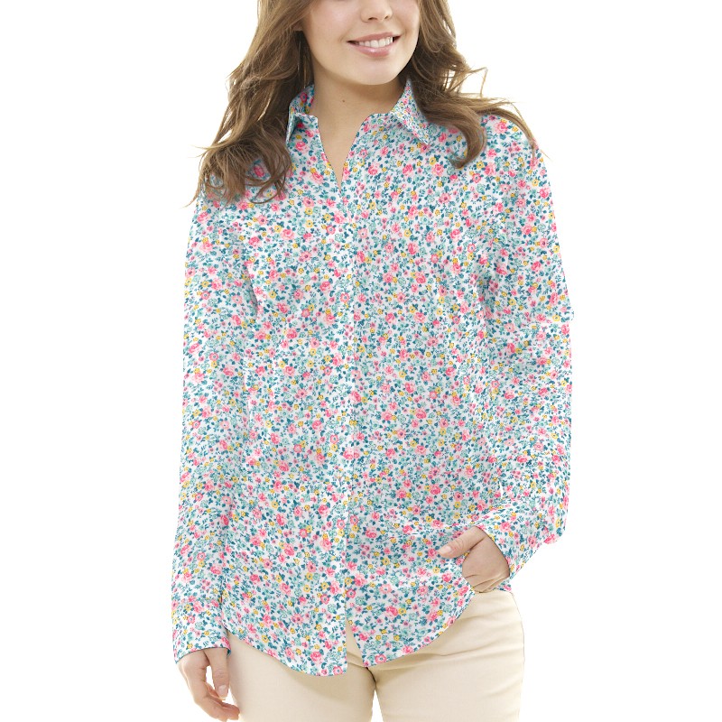 Tela Patchwork Liberty Rosa - Ribes y Casals