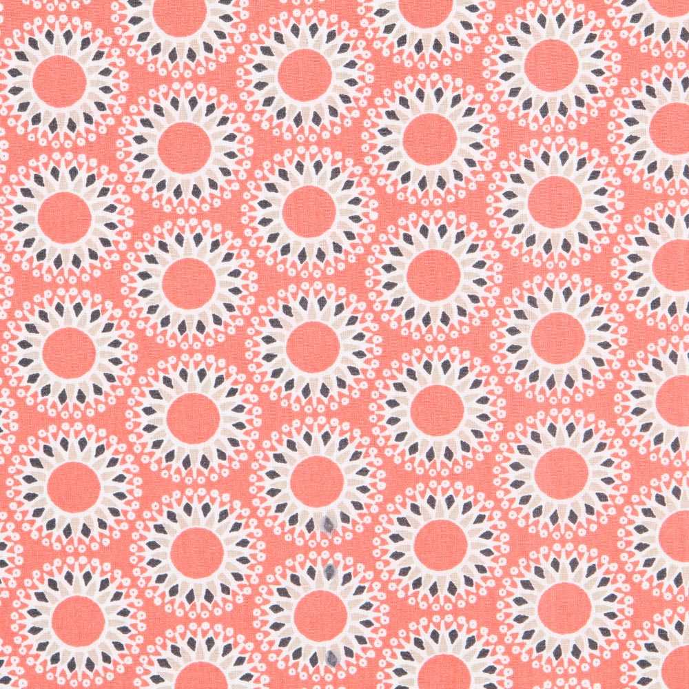 Tela Patchwork Malawa Naranja - Ribes y Casals