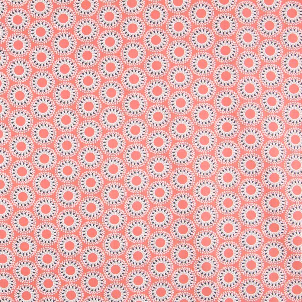 Tela Patchwork Malawa Naranja - Ribes y Casals