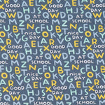 Tela Patchwork Mayúsculas Azul - Ribes y Casals