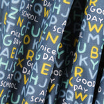 Tela Patchwork Mayúsculas Azul - Ribes y Casals