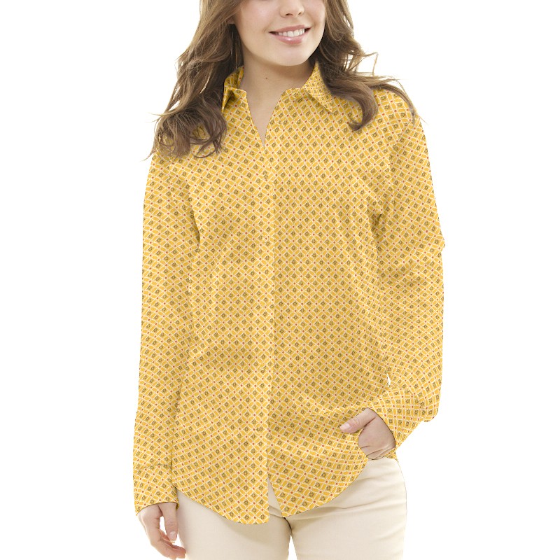 Tela Patchwork Ming Ocre - Ribes y Casals