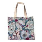 Tela Patchwork Mirabelle Midnight Garden Aguamarina - Ribes y Casals