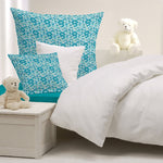 Tela Patchwork Mosaico Aguamarina - Ribes y Casals