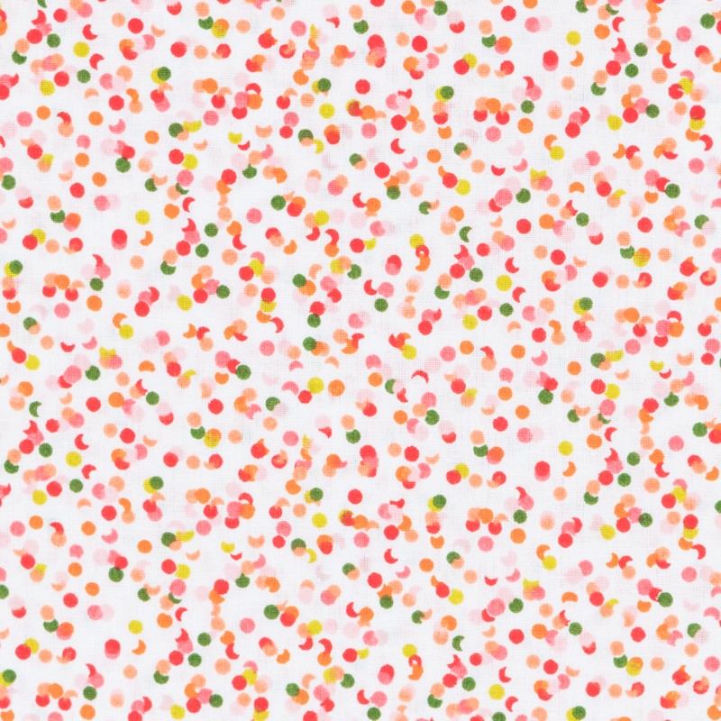 Tela Patchwork Party Blanca - Ribes y Casals