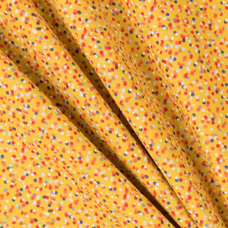 Tela Patchwork Party Ocre - Ribes y Casals