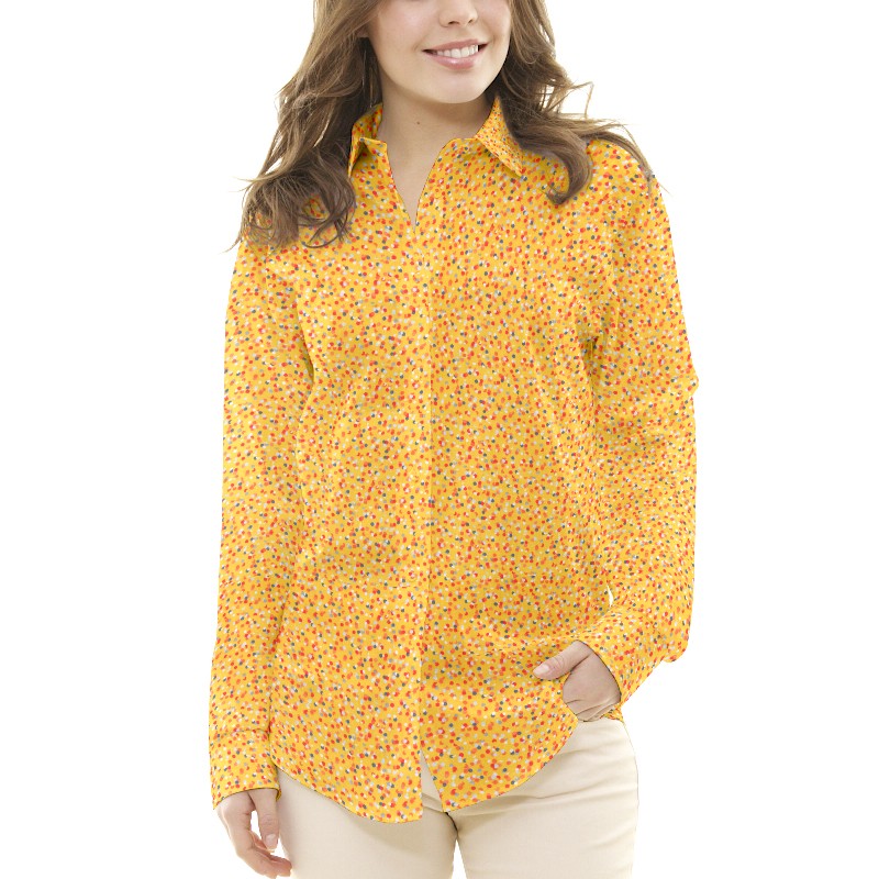 Tela Patchwork Party Ocre - Ribes y Casals