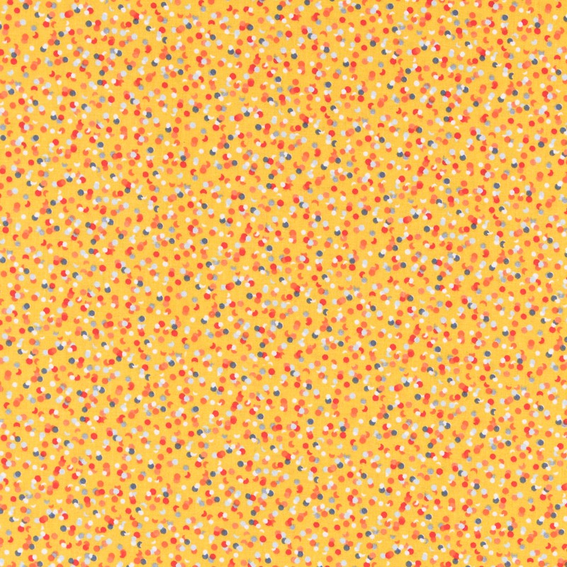 Tela Patchwork Party Ocre - Ribes y Casals