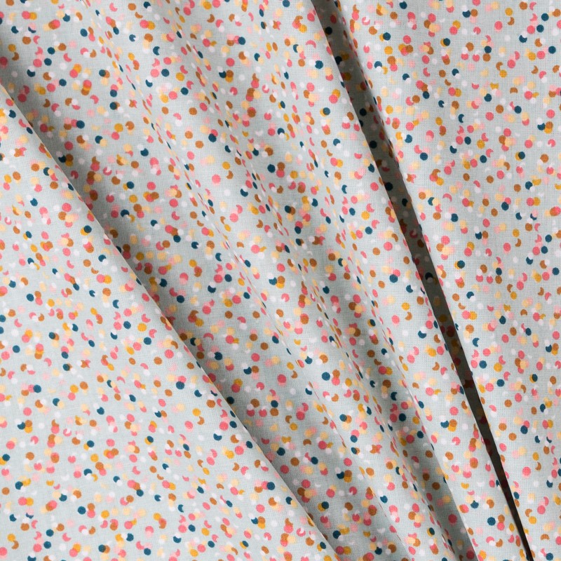 Tela Patchwork Party Verde Agua - Ribes y Casals