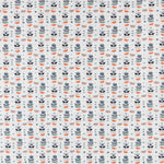 Tela Patchwork Piezas Naranja - Ribes y Casals