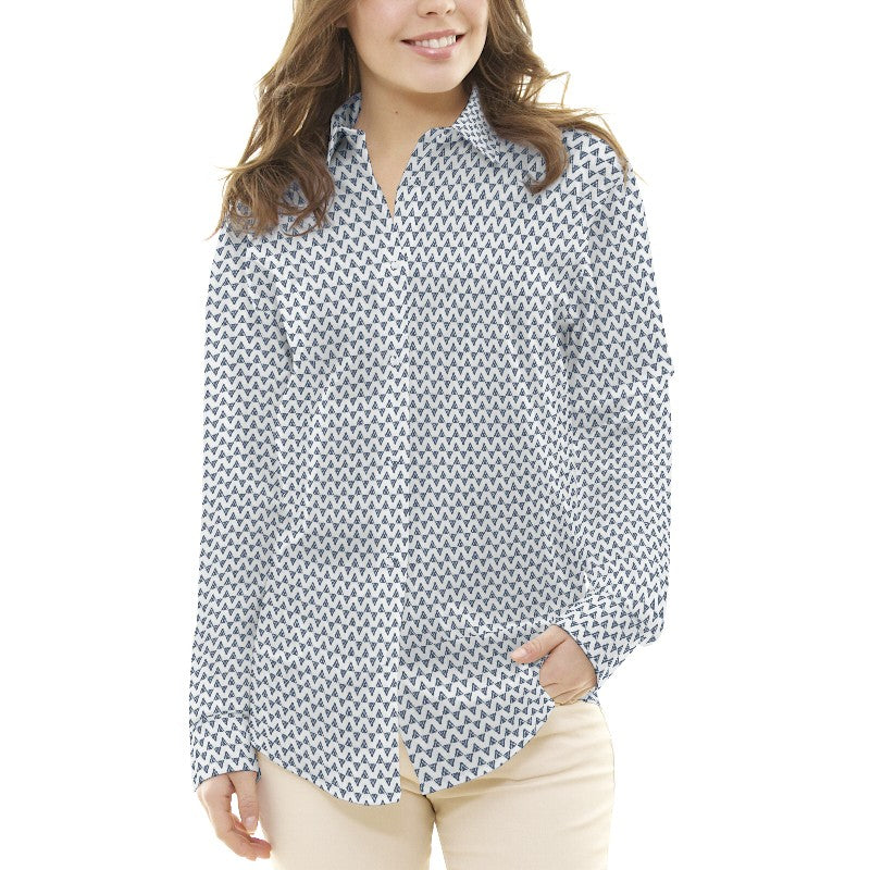 Tela Patchwork Pirámide Azul - Ribes y Casals
