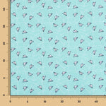 Tela Patchwork Planes Verde Agua - Ribes y Casals