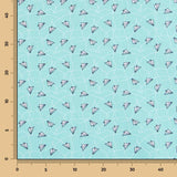 Tela Patchwork Planes Verde Agua - Ribes y Casals
