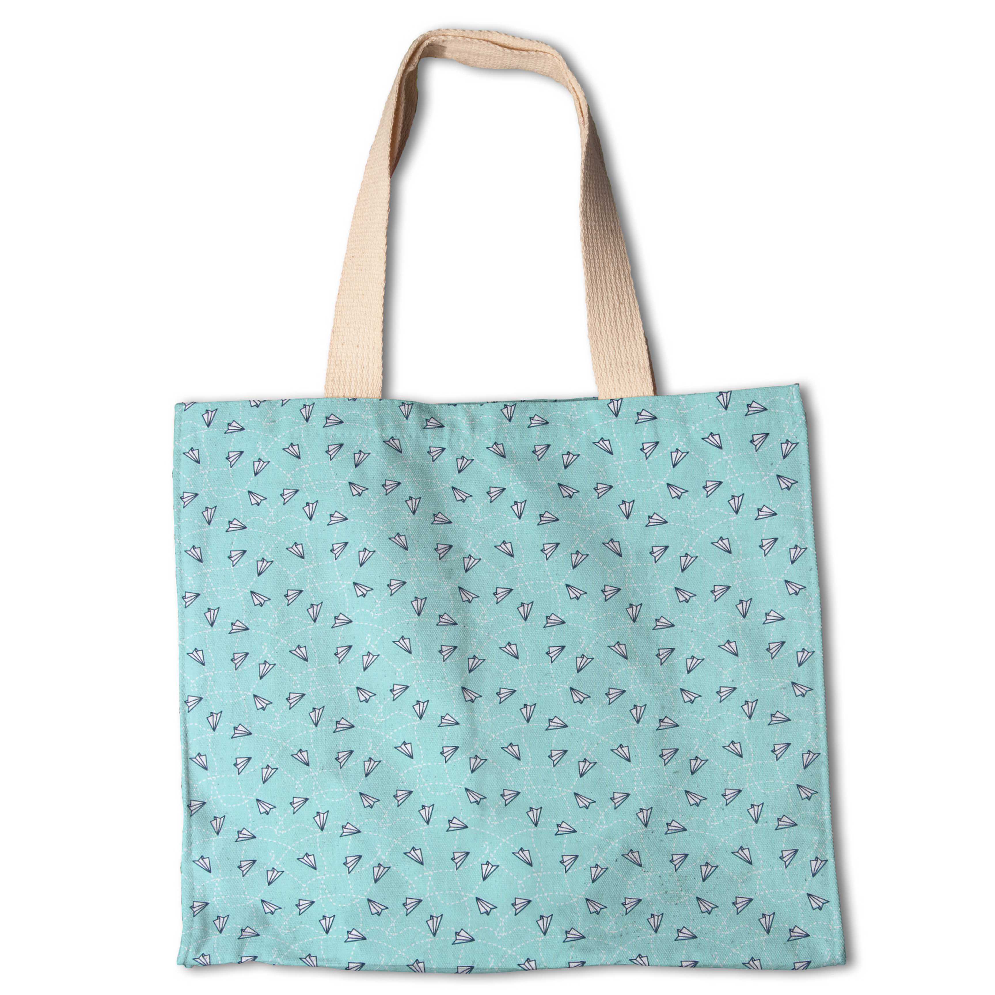 Tela Patchwork Planes Verde Agua - Ribes y Casals