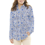 Tela Patchwork Primavera Azul - Ribes y Casals
