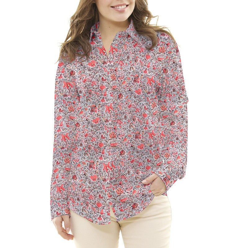 Tela Patchwork Primavera Coral - Ribes y Casals
