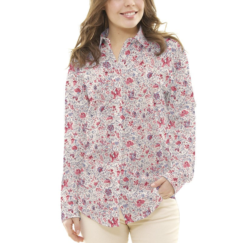 Tela Patchwork Primavera Violeta - Ribes y Casals
