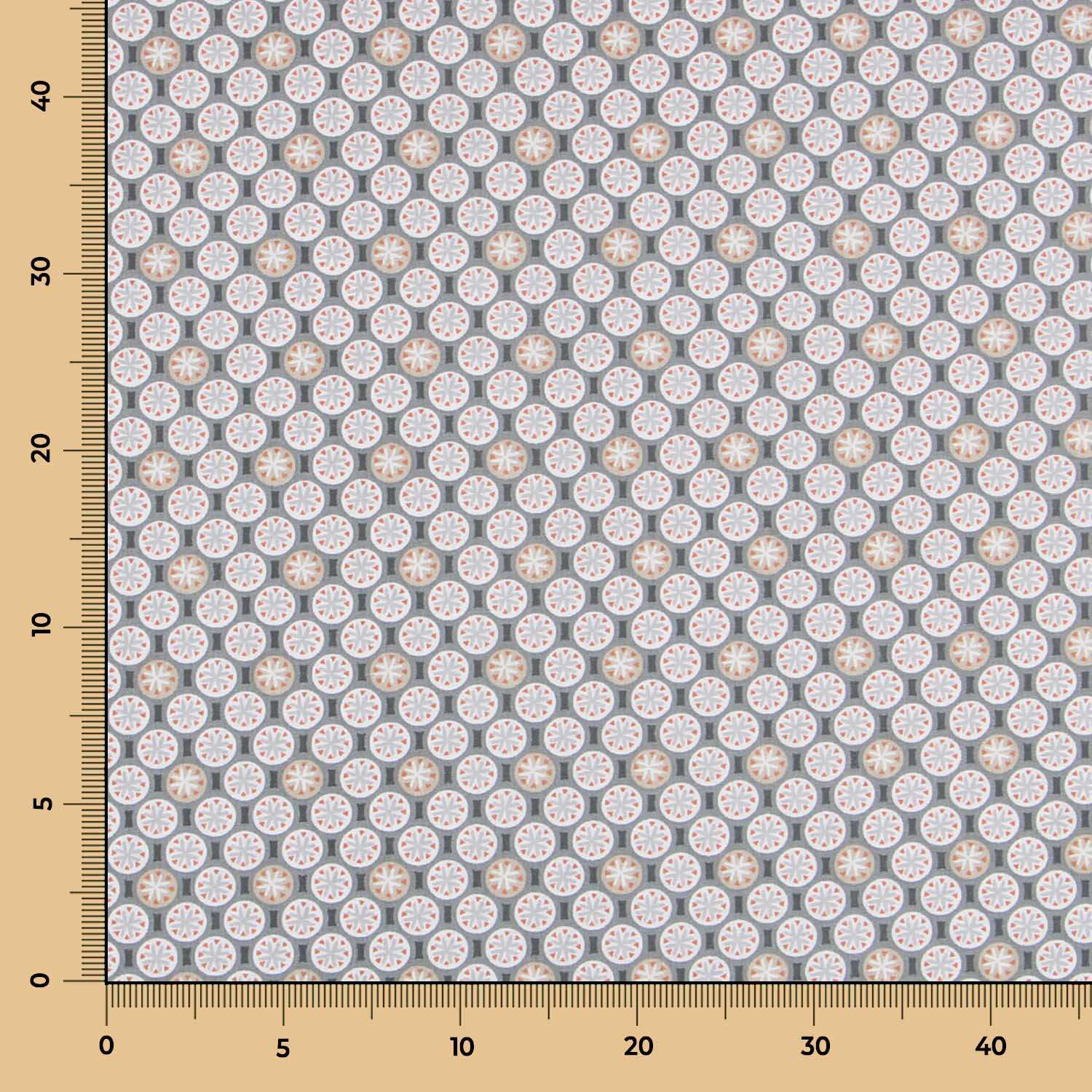 Tela Patchwork Rixos Gris - Ribes y Casals