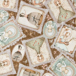 Tela Patchwork Santoro&#39;s Mirabelle Camel - Ribes y Casals