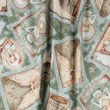 Tela Patchwork Santoro&#39;s Mirabelle Verde Pálido - Ribes y Casals