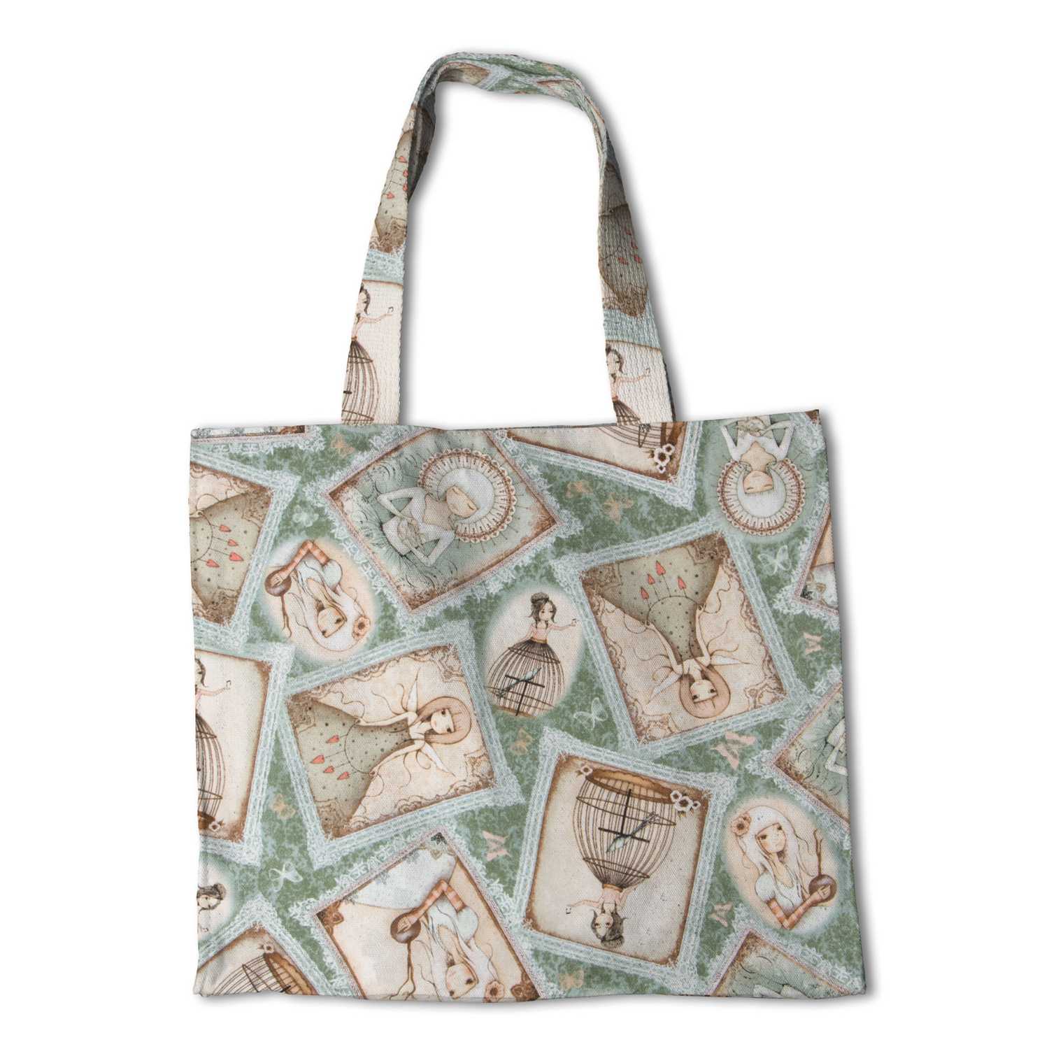 Tela Patchwork Santoro&#39;s Mirabelle Verde Pálido - Ribes y Casals