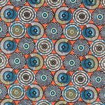 Tela Patchwork Soweto Naranja - Ribes y Casals