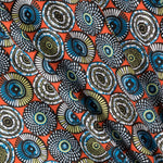 Tela Patchwork Soweto Naranja - Ribes y Casals