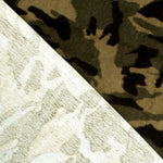 Tela Pelo Corto suave Militar Verde - Ribes y Casals