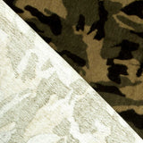 Tela Pelo Corto suave Militar Verde - Ribes y Casals