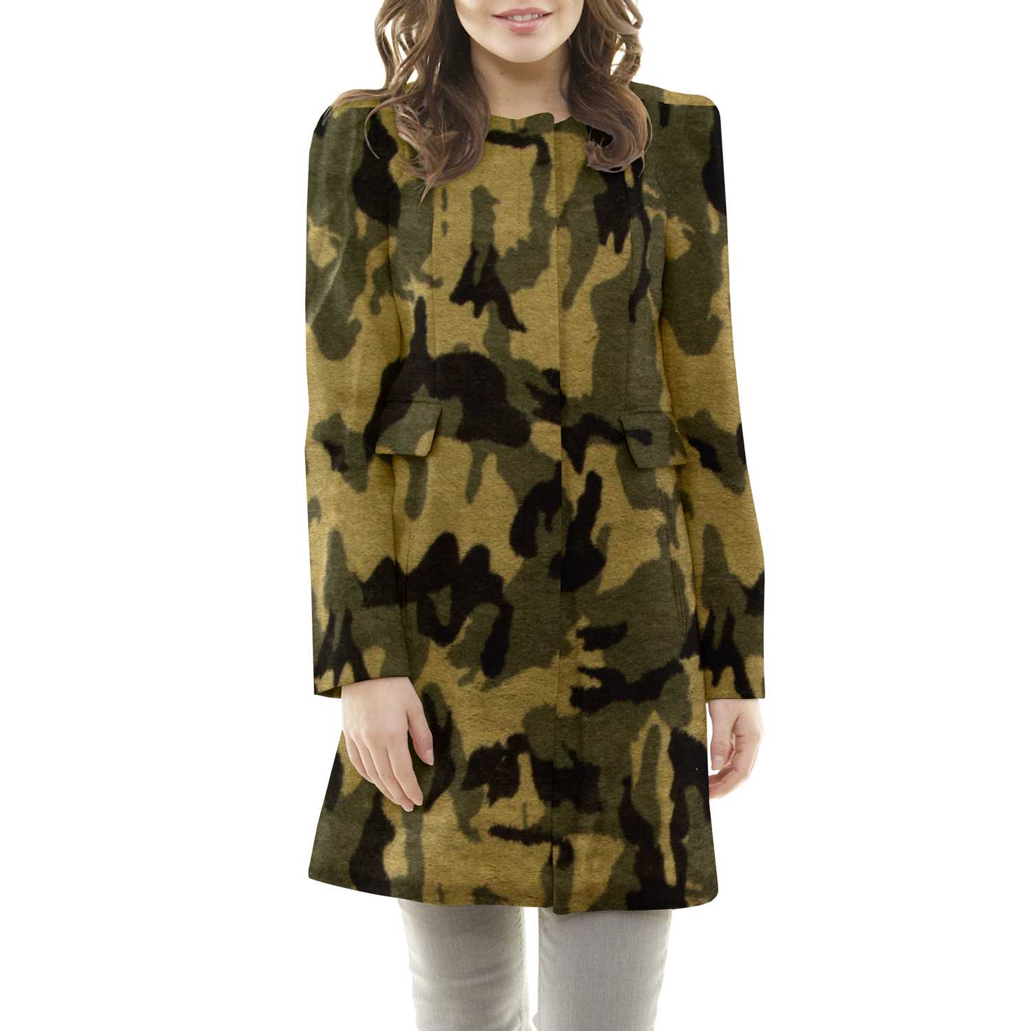 Tela Pelo Corto suave Militar Verde - Ribes y Casals