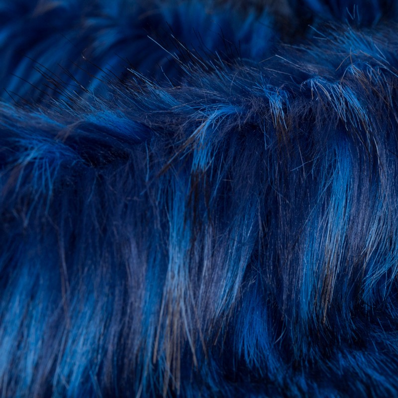 Tela Pelo Largo Azul Bicolor - Ribes y Casals