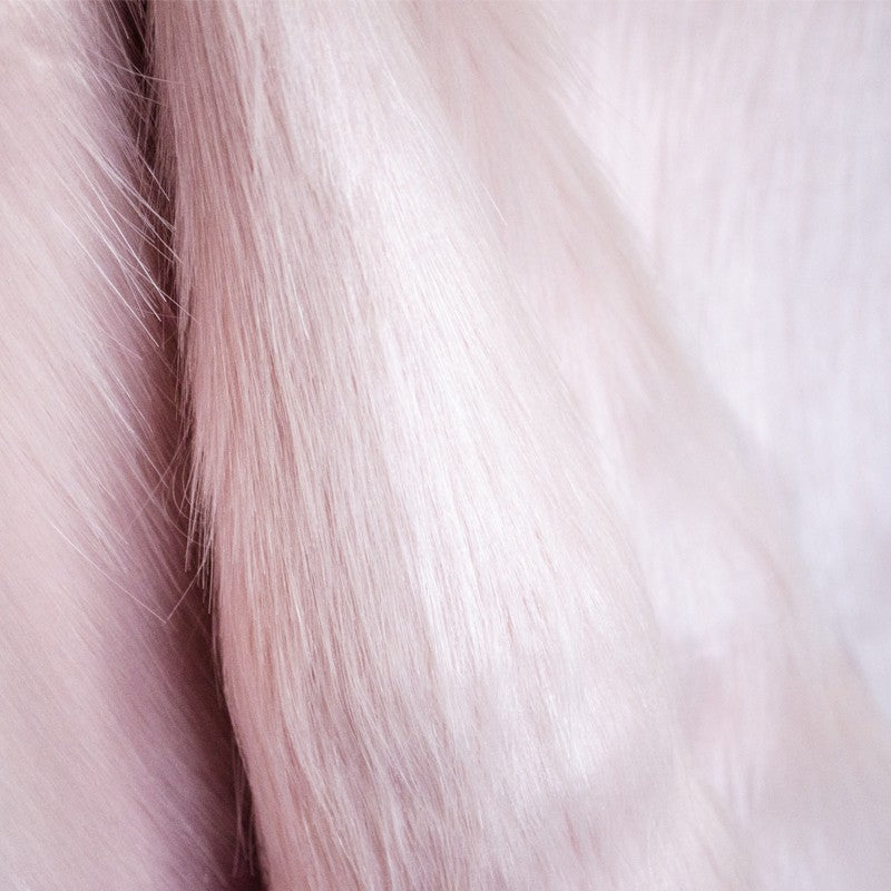 Tela Pelo Largo Liso Rosa Nude - Ribes y Casals