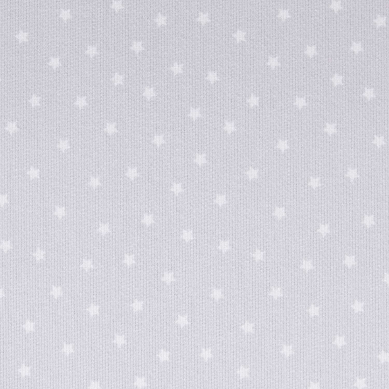 Tela Piqué Canutillo Estrella Gris - Ribes y Casals