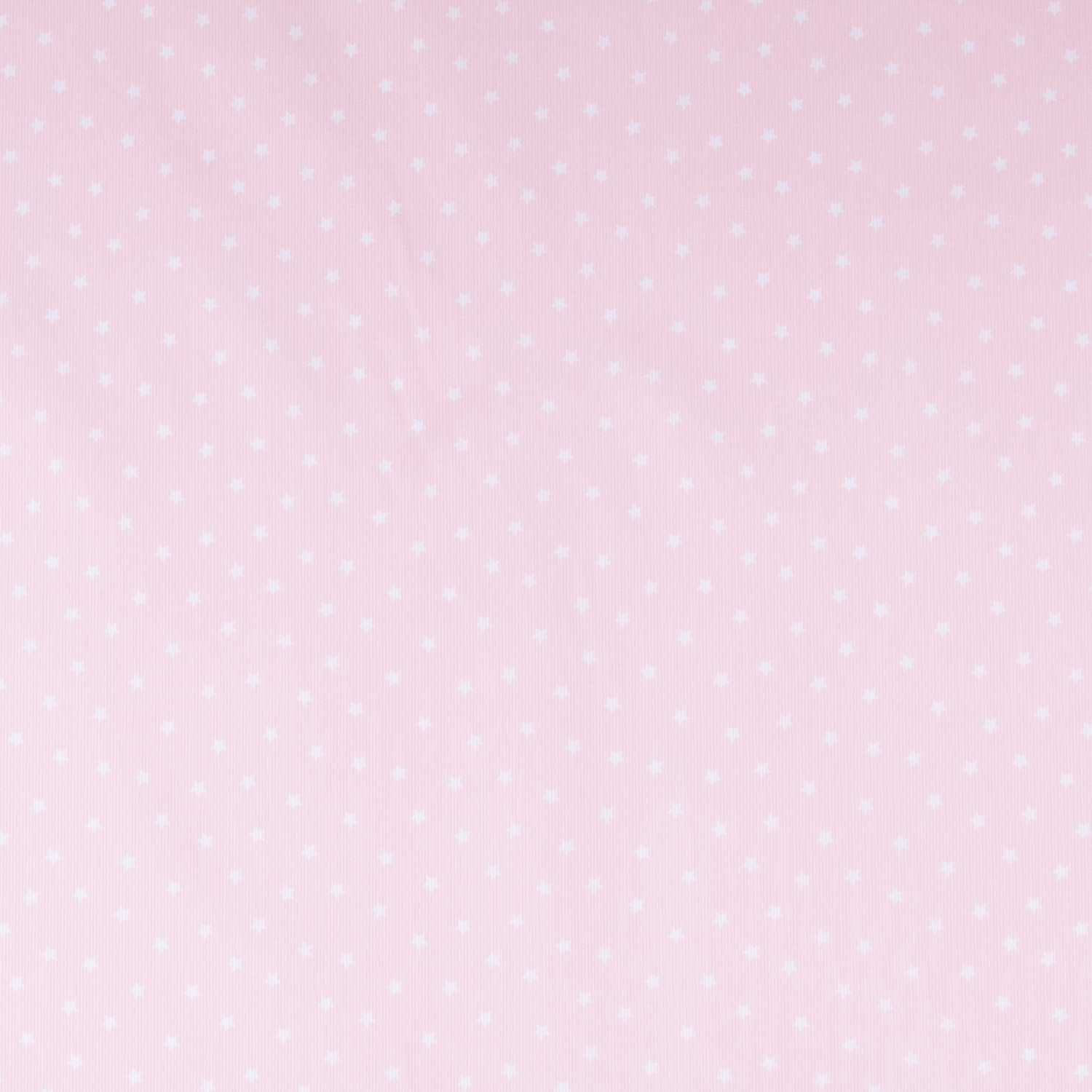 Tela Piqué Canutillo Estrella Rosa - Ribes y Casals