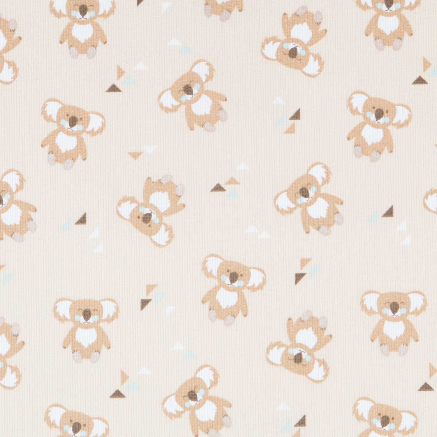 Tela Piqué Canutillo Koala Camel - Ribes y Casals
