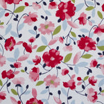 Tela Piqué Estampado Floral Rosa - Ribes y Casals