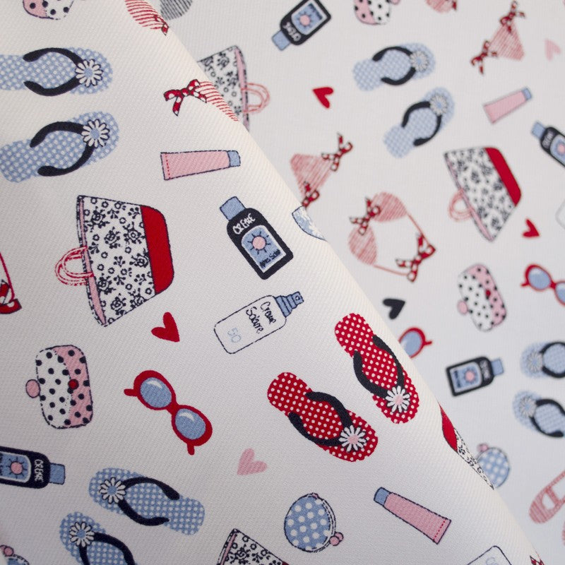 Tela Piqué Estampado Summer - Ribes y Casals