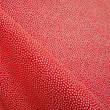 Tela Piqué Lunar Fondo Rojo 3mm - Ribes y Casals