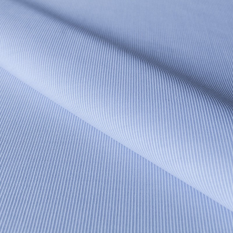 Tela Piqué Milrayas Azul - Ribes y Casals