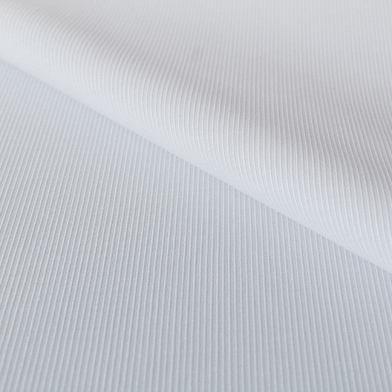 Tela Piqué Milrayas Blanca - Ribes y Casals