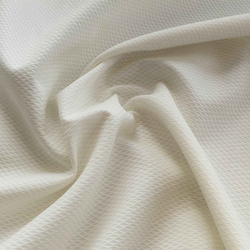 Tela Piqué Nido Crema - Ribes y Casals